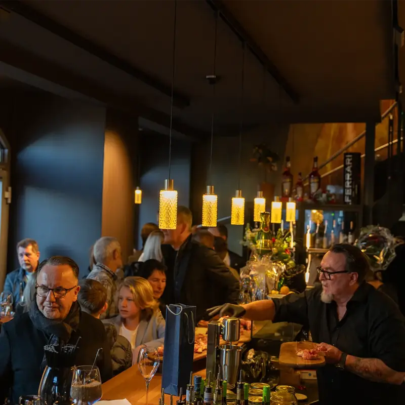 Calice Zwickau – Ambiente der Vineria am Hauptmarkt